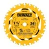DeWalt Wood Circular Saw Blade - Carbide-tipped - 7 1/4-in Dia - 24 Tooth 1 DeWalt Wood Circular Saw Blade - Carbide-tipped - 7 1/4-in Dia - 24 Tooth -Craftbosch Shop 00277170 L