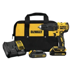 Dewalt Max 1/2-in Compact Cordless Hammer Drill - Brushless Motor - LED Light - Variable Speed -Craftbosch Shop 00277187 L