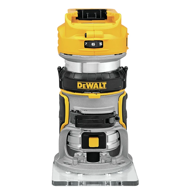 Dewalt 20-V Cordless Compact Router - Brushless Motor - LED Light - Variable Speed - Bare Tool (battery Not Included) 4 Dewalt 20-V Cordless Compact Router - Brushless Motor - LED Light - Variable Speed - Bare Tool (battery Not Included) - Image 2
