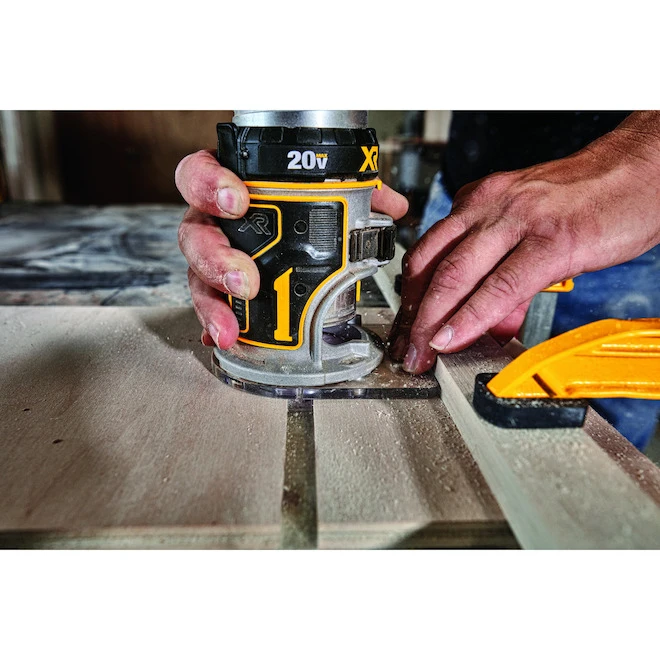 Dewalt 20-V Cordless Compact Router - Brushless Motor - LED Light - Variable Speed - Bare Tool (battery Not Included) 5 Dewalt 20-V Cordless Compact Router - Brushless Motor - LED Light - Variable Speed - Bare Tool (battery Not Included) - Image 3