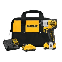 DeWalt Xtreme 12-Volt Max 2Ah Impact Wrench With Batteries And Charger - 3/8-in Square Drive - Brushless - 3-Modes
