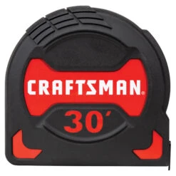 Craftsman Pro-10 Measuring Tape Easy Grip 30-ft Black/Red -Craftbosch Shop 00277212b L