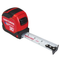 Craftsman Pro-11 Measuring Tape Pro Reach 30-ft Black/Red -Craftbosch Shop 00277228d L