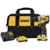 Dewalt 12-V 3/8-in Cordless Hammer Drill - Battery, Charger And Carrying Bag Included -Craftbosch Shop 00277235 L