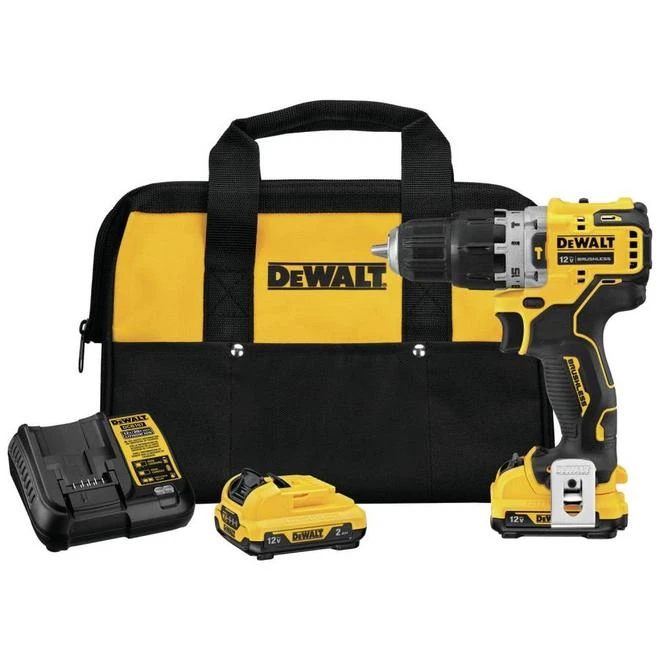 Dewalt 12-V 3/8-in Cordless Hammer Drill - Battery, Charger And Carrying Bag Included 3 Dewalt 12-V 3/8-in Cordless Hammer Drill - Battery, Charger And Carrying Bag Included