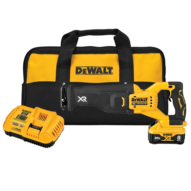 DeWalt XR 20-Volt Max Cordless Reciprocating Saw Kit With Battery And Charger - 3000 SPM - Keyless - Variable Speed 3 DeWalt XR 20-Volt Max Cordless Reciprocating Saw Kit With Battery And Charger - 3000 SPM - Keyless - Variable Speed