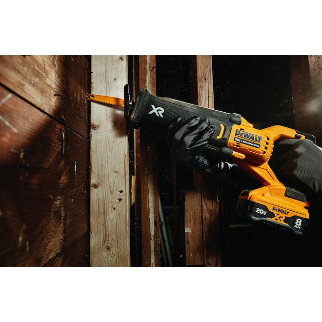 DeWalt XR 20-Volt Max Cordless Reciprocating Saw Kit With Battery And Charger - 3000 SPM - Keyless - Variable Speed 4 DeWalt XR 20-Volt Max Cordless Reciprocating Saw Kit With Battery And Charger - 3000 SPM - Keyless - Variable Speed - Image 2