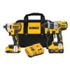 DeWalt Power Detect XR 20-Volt 2-Power Tool Combo Kit With Batteries And Charger - Brushless - Cordless - Variable Speed -Craftbosch Shop 00277279 L