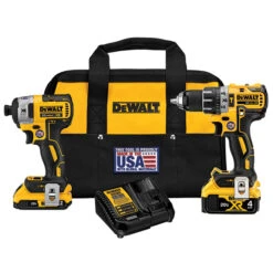 DEWALT 20V MAX XR Hammer Drill/Driver Set With 2.0Ah And 4.0Ah Batteries