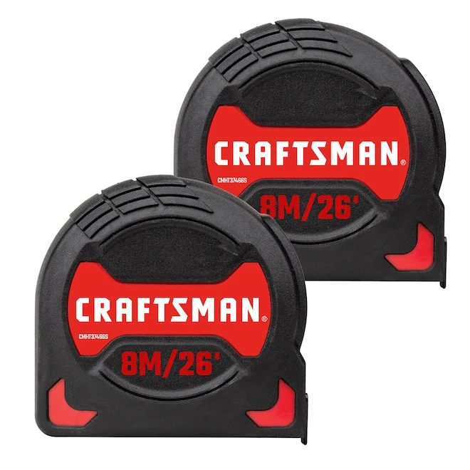 Craftsman Easy Grip 2-Pack 26-ft Measuring Tapes 3 Craftsman Easy Grip 2-Pack 26-ft Measuring Tapes