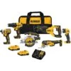 Dewalt 20 V Max Cordless Brushless Tool Set - 6-Piece - Lithium-Ion Battery -Craftbosch Shop 00277335 L