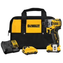 Dewalt 12-V 1/4-in Cordless Driver - Includes Carrying Bag, Batteries And Charger -Craftbosch Shop 00277434 L
