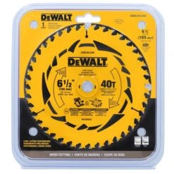 DeWALT 1-Pack 6-1/2-in 40-Tooth Dry Cut Only Standard Tooth Circular Saw Blade -Craftbosch Shop 00277544b L