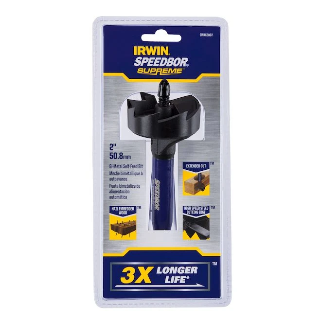 Irwin SPEEDBOR SUPREME 1-Pack 2-in Self-Feed Bit 3 Irwin SPEEDBOR SUPREME 1-Pack 2-in Self-Feed Bit