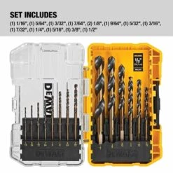DeWALT 14-Piece Assorted Coated HSS Right Handed Twist Drill Bit Set -Craftbosch Shop 00277659ca L