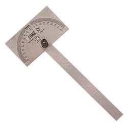 General Square Head Protractor - Metal