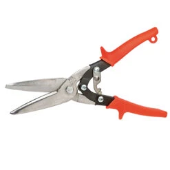 Wiss All Purpose Aviation Snips - Straight Cut - 10 1/2-in - Orange