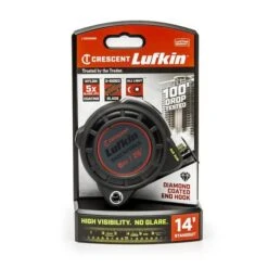 Crescent Lufkin SHOCKFORCE TAPE, 8M/26', BLACK BLADE
