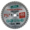 Wolfcraft Framing Circular Saw Blade - Carbide - 7900-RPM - 7 1/4-in Dia -Craftbosch Shop 02105422 L