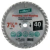 Wolfcraft Framing And Ripping Saw Blade - 7 1/4-in Dia - 40T - C3 ATB Teeth