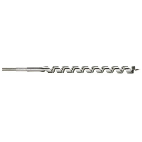 Irwin WeldTec Woodboring Auger Drill Bit - 3/8-in Dia X 17-in L - 7/16-in Hex Shank - High Speed Steel 3 Irwin WeldTec Woodboring Auger Drill Bit - 3/8-in Dia X 17-in L - 7/16-in Hex Shank - High Speed Steel
