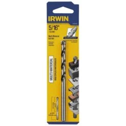 IRWIN 5/16-in X 4.5-in Carbide Round Rotary Drill Bit