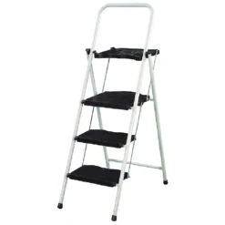 Uberhaus Mini Stepladder - 3 Steps - Tool Tray - 52-in H