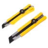 Richard Snap-Off Utility Knife Set - 18-mm And 25-mm - ABS Plastic And Steel - Yellow And Black -Craftbosch Shop 02715590 L
