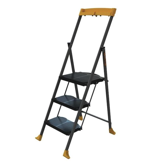 Metaltech Pro 3-Step Stool - 250-lb Capacity - Steel 3 Metaltech Pro 3-Step Stool - 250-lb Capacity - Steel