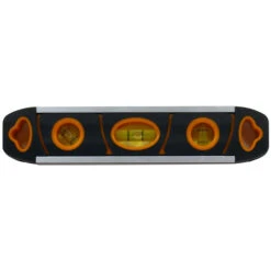 Johnson Torpedo Level With Magnetic Edge - Aluminum - 3 Vials - 9-in