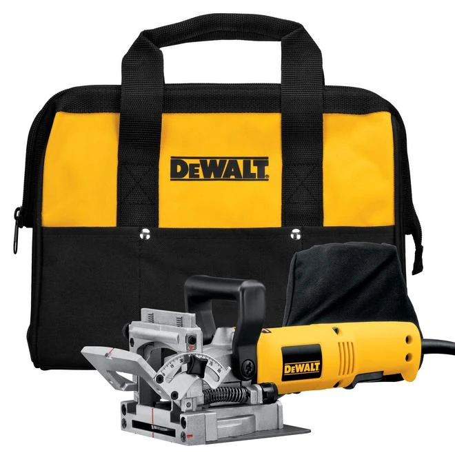 DeWalt Corded Plate Joiner Kit With Bag - 6.5-Amp Motor - 10000 RPM - Dual Rack And Pinon Fence - Anti-Slip Pin 5 DeWalt Corded Plate Joiner Kit With Bag - 6.5-Amp Motor - 10000 RPM - Dual Rack And Pinon Fence - Anti-Slip Pin - Image 3