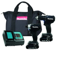 Makita LXT 2-Tool 1.5-Volt Lithium-Ion Brush Power Tool Combo Kit With Tool Bag