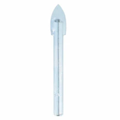 Glass And Tile Drill Bit - 1/2" - Silver - Carbide Tip