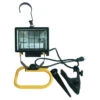 Uberhaus 4-in-1 Portable Halogen Work Light - 250 Watt - Yellow/Black - 13.77-in H X 7-in L X 6.29-in W -Craftbosch Shop 18415004 L