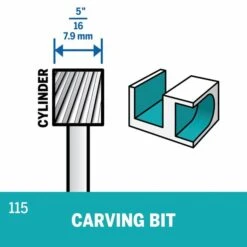 Dremel 2-Count 5/16-in High Speed Steel Cutting Bit -Craftbosch Shop 1916011ea L