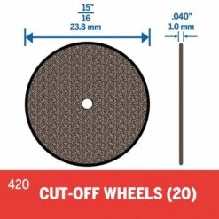 Dremel 15/16-in Thick Heavy-Duty Cut-Off Wheel (20-Pack)