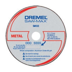 Dremel Metal Cut-Off Wheels - 3-in - Aluminum Oxide - Pack Of 3