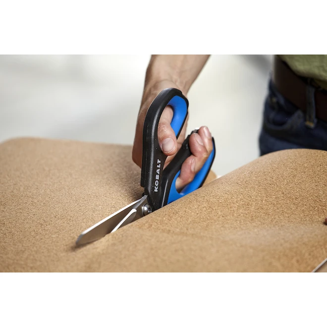 Kobalt 4.7-in Stainless Steel Molded Handle Scissors Kit Of 2 4 Kobalt 4.7-in Stainless Steel Molded Handle Scissors Kit Of 2 - Image 2