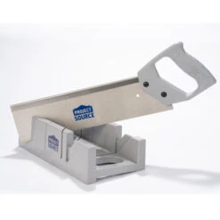Project Source ABS Plastic Mitre Box With Carbon Steel Blade Saw - 14-in -Craftbosch Shop 19225248 L