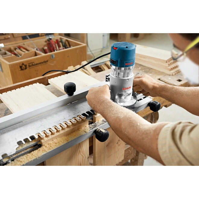 Bosch 2.25-HP Combination Plunge And Fixed-Base Corded Router - 12-Amp Motor - Double Insulated - Adjustable Speed Dial 3 Bosch 2.25-HP Combination Plunge And Fixed-Base Corded Router - 12-Amp Motor - Double Insulated - Adjustable Speed Dial
