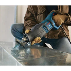 Bosch Corded Compact Reciprocating Saw - 12-Amp Motor - Keyless Clamp - Adjustable Shoe - Variable Speed -Craftbosch Shop 19835438e L