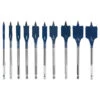 Bosch Daredevil Standard Spade Drill Bit - 10-Piece Set - Full Cone Threaded Tip - Hex Shank -Craftbosch Shop 19835654 L