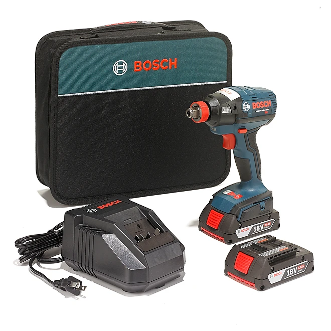 Bosch Brushless Impact Driver Kit - 1/4''/1/2'' -18V 3 Bosch Brushless Impact Driver Kit - 1/4''/1/2'' -18V