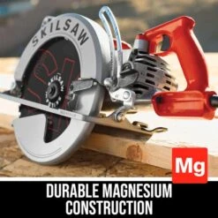 SKIL 10-1/4 In. 15-Amp Magnesium Worm Drive Rear Handle Circular Saw -Craftbosch Shop 19835862ea L