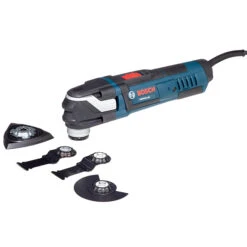 Bosch StarlockPlus 30-Pc Oscillating Multi-Tool Kit With Case - 4-A Motor - Variable Speed Dial