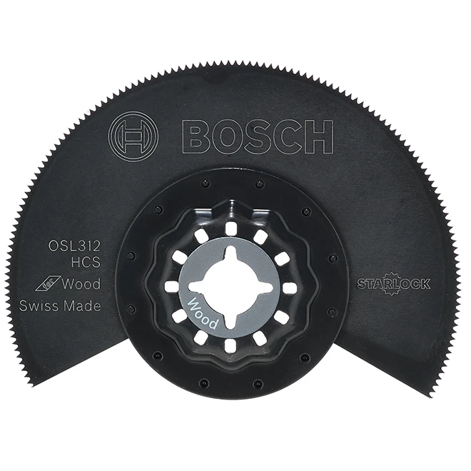 Bosch Starlock Oscillating Segmented Blade - High-Carbon Steel - 1 Per Pack - 3-in L X 3 1/2-in W 7 Bosch Starlock Oscillating Segmented Blade - High-Carbon Steel - 1 Per Pack - 3-in L X 3 1/2-in W - Image 5