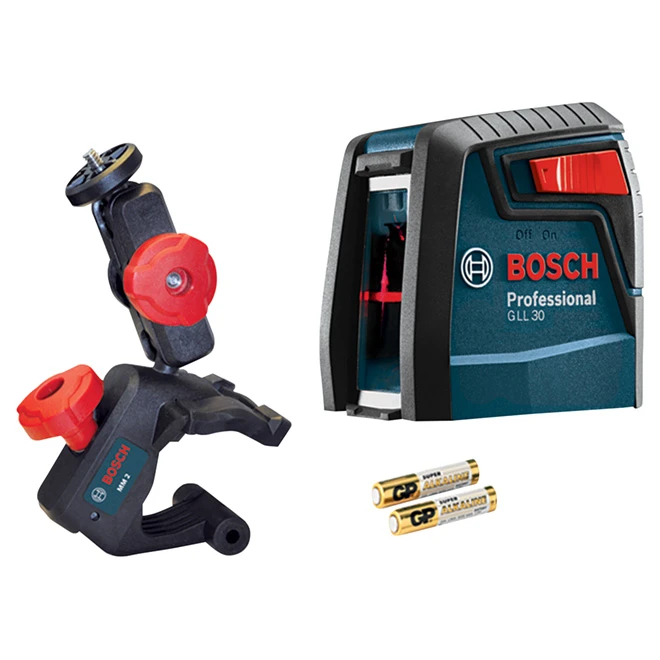 Bosch GLL30 Self-Leveling Cross-Line Laser Measure - 30' 3 Bosch GLL30 Self-Leveling Cross-Line Laser Measure - 30'