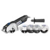 Dremel Ultra-Saw 4-in Corded Circular Saw Kit - 7.5-Amp Motor - 3-in-1 Tool - Steel Shoe -Craftbosch Shop 19836186 L