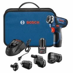Bosch Flexiclick 12-Volt 1/4-in Variable Speed Cordless Drill (2 -Batteries Included And Charger Included) -Craftbosch Shop 19836221 L