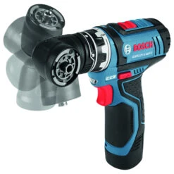 Bosch Flexiclick 12-Volt 1/4-in Variable Speed Cordless Drill (2 -Batteries Included And Charger Included)